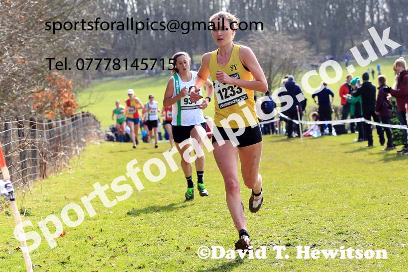 Senior Womens 2023 UK CAU Inter Counties Cross Country Champs, Prestwold Hall, Loughborough. Photo: David T. Hewitson/Sports for All Pics